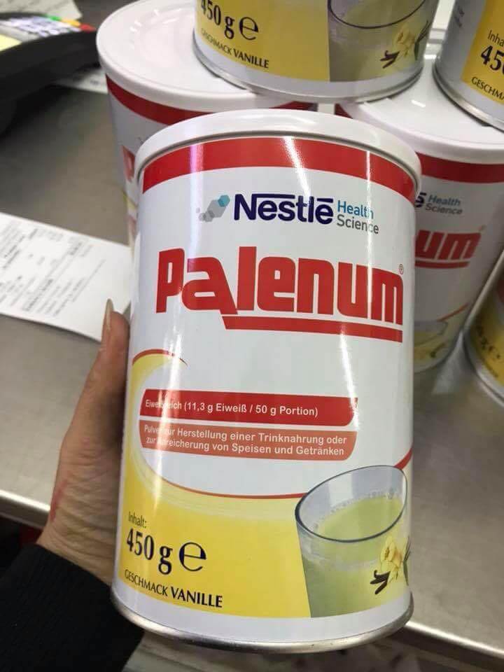 Hình ảnh sữa palenum cho người ung thư của đức